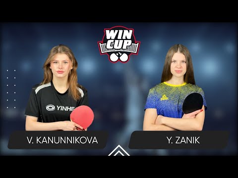 17:45 Vasylysa Kanunnikova - Yulianna Zanik West 4 WIN CUP 03.09.2024 | Table Tennis WINCUP