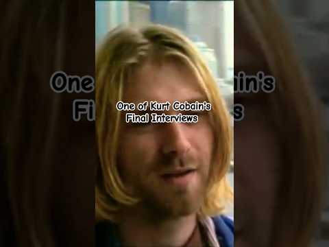 One of Kurt Cobain's Final Interviews #money #shortvideo #music