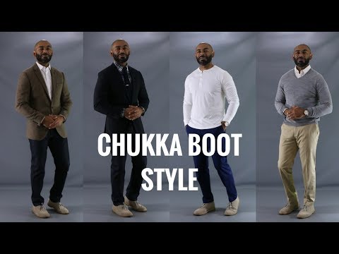 How To Style Chukka Boots/How To Wear Clarks Desert Boots