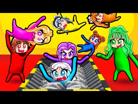 Techy Vs 10 CRAZY FAN GIRLS In Gang Beasts...