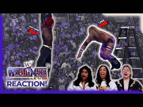 TLC 2, OH MY! | The Girls react to Wrestlemania X-Seven, WWF Tag Team Match!