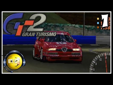 Gran Turismo 2- 100% Playthrough- Session 1: Licenses & Trial Mountain! (RetroAchievements)
