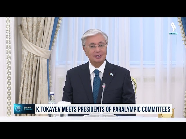 Kazakistan Devlet Başkanı, Paralimpik Komitesi başkanlarıyla bir araya geldi