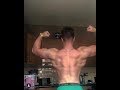 A day in the life 18 year old bodybuilder | BACK WORKOUT + Physique update/muscle posing