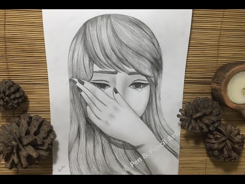 To a how crying draw girl How to
