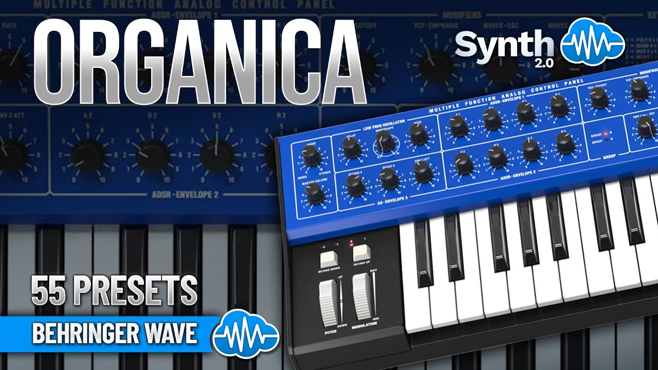 LFO003 - Organica - Behringer Wave ( 55 presets ) - Video Preview 1