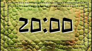 🦖 20-Minute Dinosaur Countdown Timer | Prehistoric Classroom Visual Timer for Kids 🦖