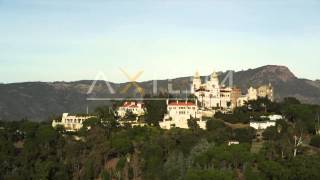 preview picture of video 'Hearst Castle, California Aerial Stock Footage Videos | DFKSF03_C042_0103G4_S005'