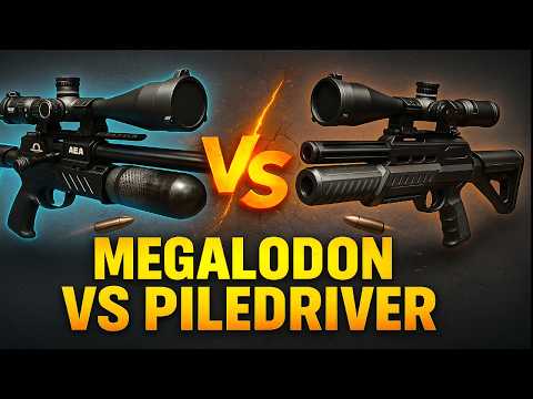 AEA Megalodon vs Hatsan Piledriver – The REAL .50 Cal PCP Monster You Need To See!