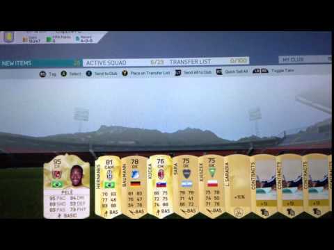 OMFG PELE IN A PACK - FIFA 16 FIRST PELE IN FIFA 16