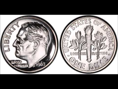 1963 double die reverse Roosevelt dime