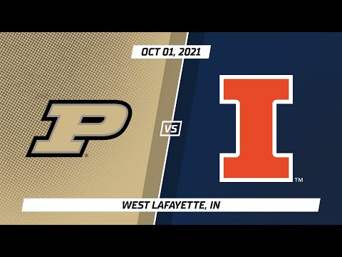 Illinois at Purdue | Big Ten Volleyball | Oct. 1, 2021 | Highlights