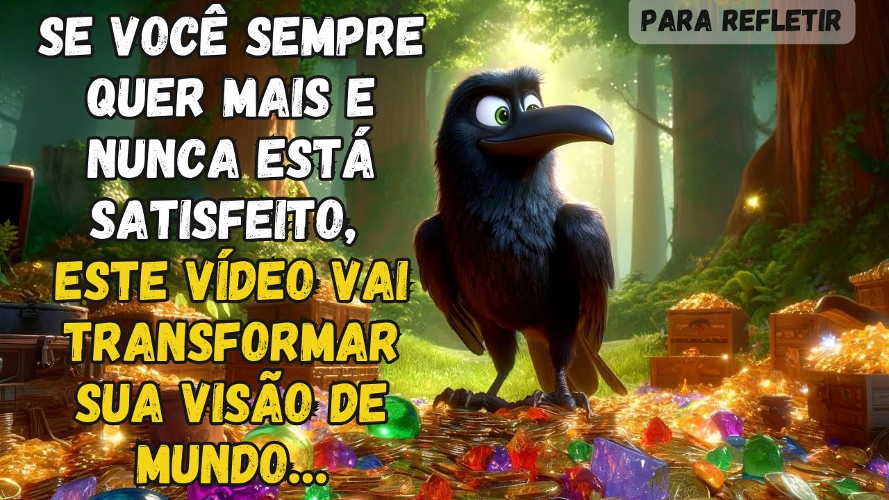 O CORVO GANANCIOSO - Transformando Cobiça em Altruísmo!