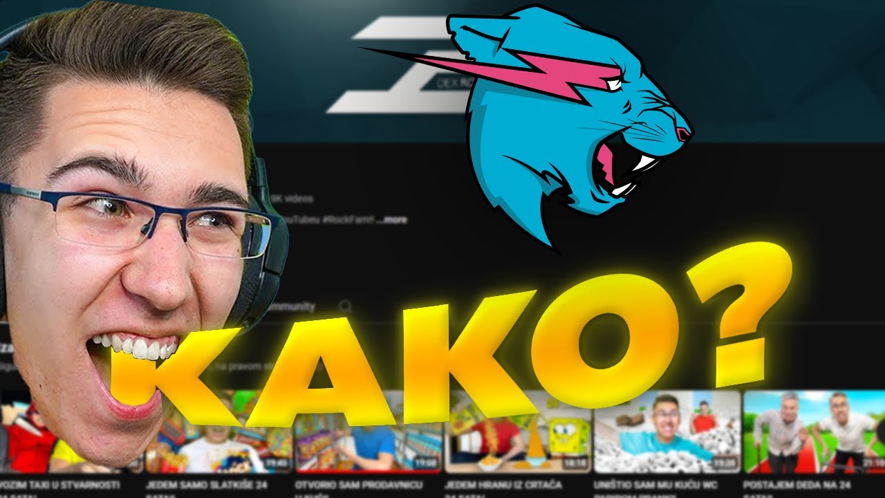 Kako je Dex Rock postao balkanski Mr Beast