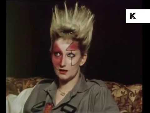 1970s Interview with London Punk Jordan | Premium Footage