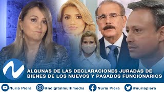 Las declaraciones juradas de bienes de los nuevos y pasados funcionarios