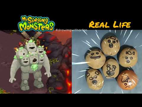 My Singing Monsters in REAL LIFE PART 2 | THERE'S SO MANY MONSTERS AT MY HOUSE!!! #mysingingmonsters
