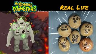 My Singing Monsters in REAL LIFE PART 2 | THERE'S SO MANY MONSTERS AT MY HOUSE!!! #mysingingmonsters