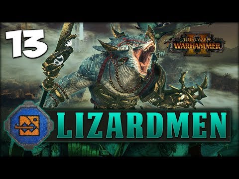 SUMMON THE FERAL DINOSAURS! Total War: Warhammer 2 - Lizardmen Campaign - Kroq-Gar #13