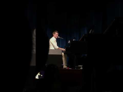 Clark Beckham singing The Blood Will Never Lose It's Power