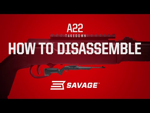 Jak rozložit malorážku Savage Arms A22F