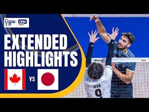 CANADA vs JAPAN | EXTENDED HIGHLIGHTS | 2025 FIVB Men's World Championship