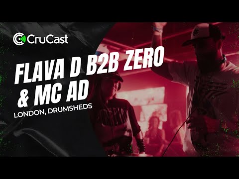 Flava D B2B Zero & MC AD - Crucast London Drumsheds