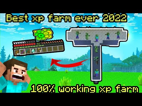 Sasta noob - 100% Working Xp farm Minecraft 2022 || Overpowered Xp farm || New xp farm Minecraft 🆕