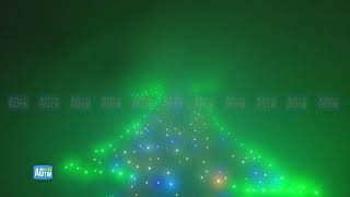 Gubbio, si riaccende l'albero di Natale più grande del mondo: le immagini del drone