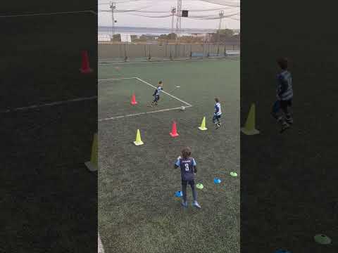 passing and skipping coordination drill U10 U9 U8 #training #football