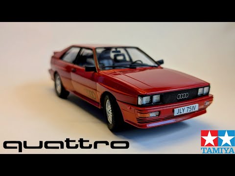 How to build the Audi Quattro in  1/24 Tamiya model kit Ashes to Ashes replica