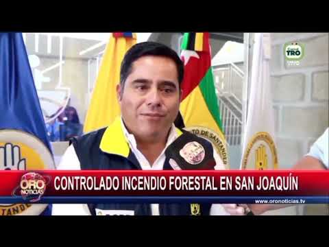 Jueves 01 de Febrero de 2024| Oro Noticias, #incendioforestal  en San Joaquin, Santander