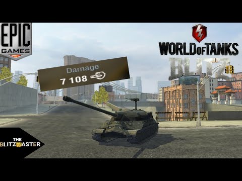 IS-7 : 7108 damage 4 kills  -WoT Blitz-