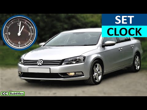 How to set clock on VW Passat - How to set time on VW Passat