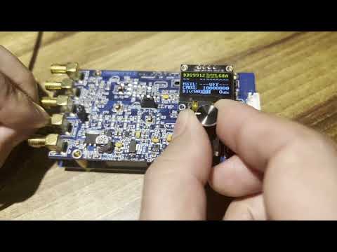 DDS AD9912 Board TCXO for Arduino Mega 1GSPS, SINE, CMOS, HSTL, SWEEP  Low Noise Oscillator