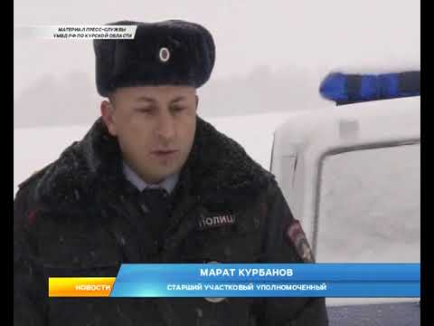 Курская Область. В Пристенском районе семья едва не замерзла в поле.