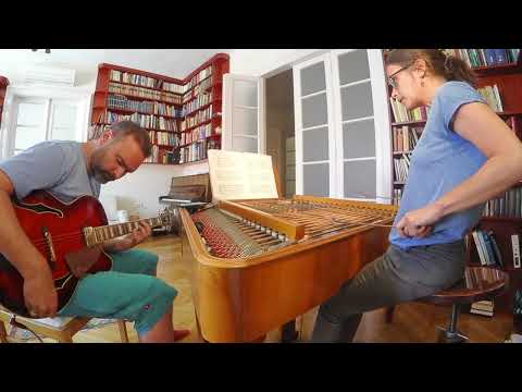 Bach Air on the G String on Cimbalom and Jazz Guitar - Take 3