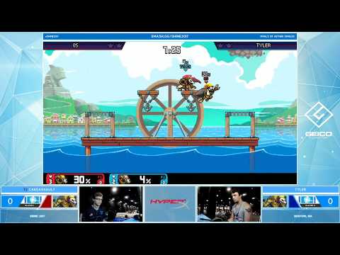 Shine 2017 - T2 | CakeAssault (Forsburn) vs. Tyler (Forsburn) - Rivals of Aether - Wave K Pools