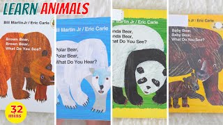 Download lagu Eric Carle Books Read Aloud Compilation | Learning Videos for Toddlers | Brown Bear What Do You See mp3