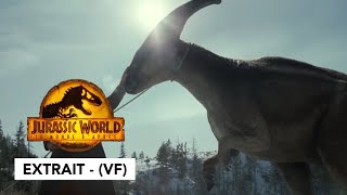 Jurassic World : Le Monde D'Après | Extrait : Owen et les Parasaurolophus | (VF)