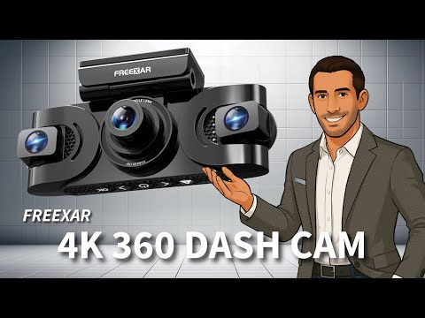 FREEXAR D4 4K 4-Channel Dash Cam Review - Full 360° Coverage!