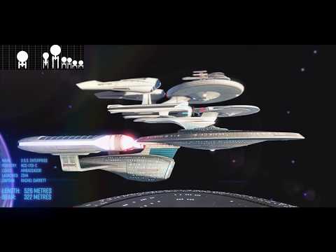 Every U.S.S. Enterprise Side by Side | Size Comparison | Star Trek