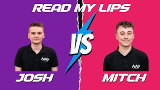 "BAKED BEANS... BEACH BEACH? 🏖️" | Josh vs Mitch | Read My Lips Challenge | AAG IT