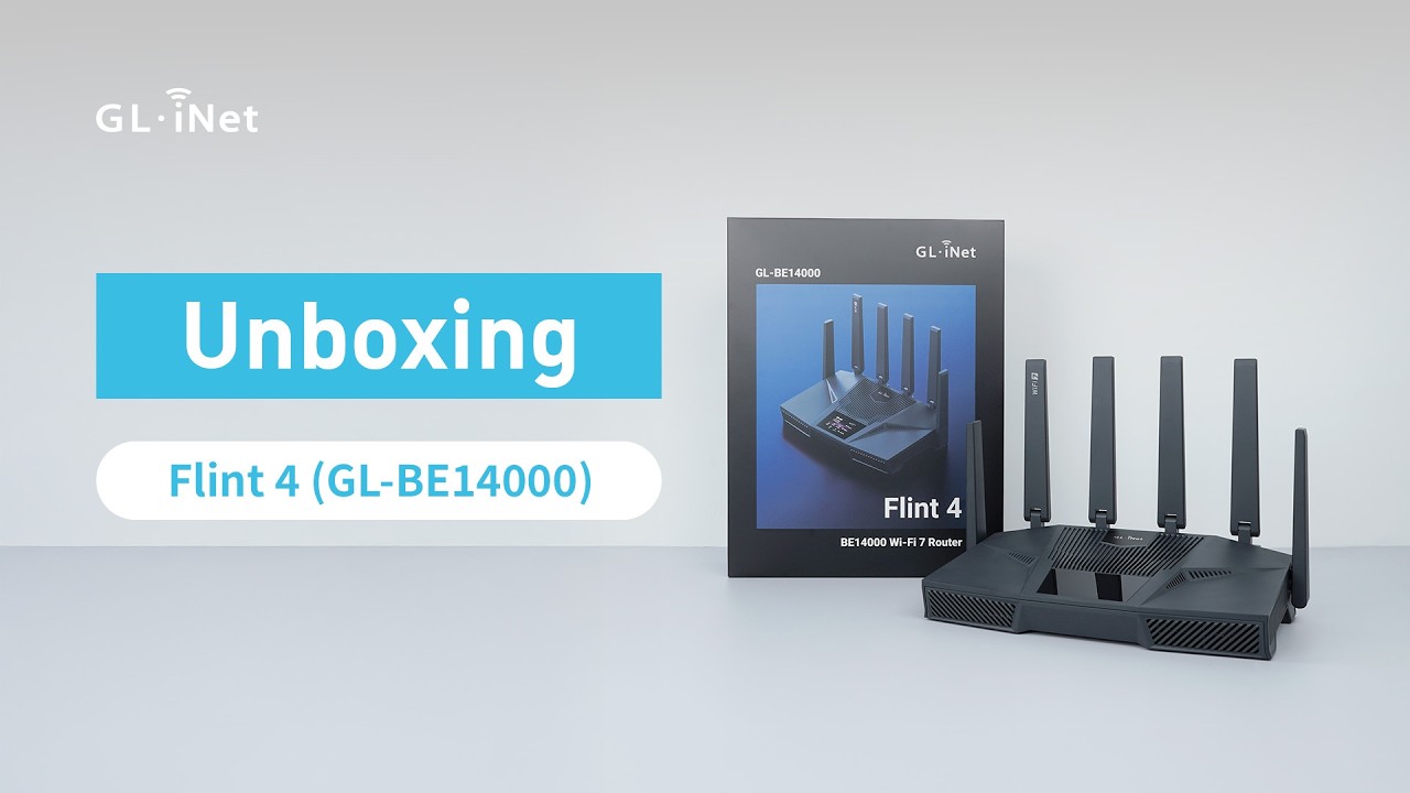 Unboxing Flint 4 (GL-BE14000) | BE14000 Tri-Band WiFi 7 Home Router