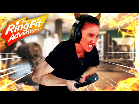 Ring Fit Adventure LEVEL 2 auf der HÄRTESTEN Stufe eine Stunde lang!