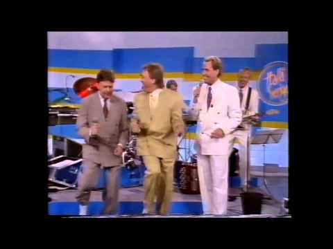Supertrion m/ Sten & Stanley - Börja om från början & Medley , Live i  "Hallå Sverige" (1990)