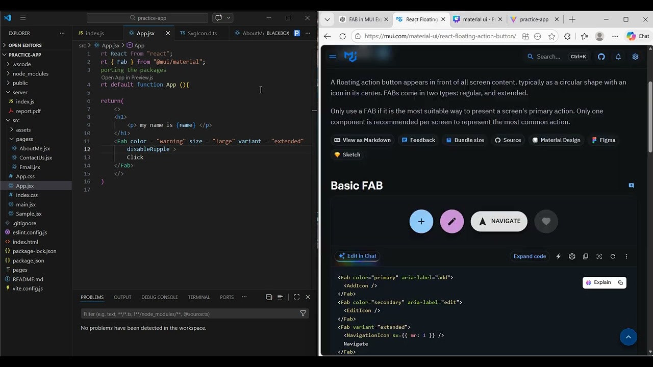 Material UI FAB Explained in 5 Minutes | React MUI Floating Action Button Tutorial