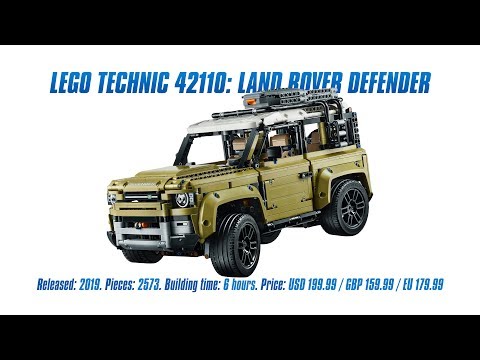 LEGO Technic 42110: Land Rover Defender: In-depth Review, Speed Build & Parts List [4K]