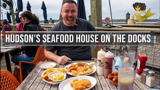 1st Flights For Food goes us to World Famous Hudson's Seafood House on the Docks Hilton Head Island