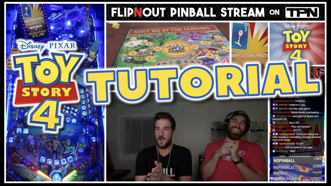 Toy Story 4 Pinball Tutorial - Flip N Out Pinball